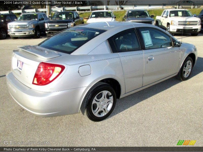 Silver Nickel / Black 2004 Saturn ION 2 Quad Coupe