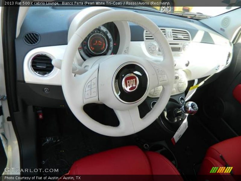 Dashboard of 2013 500 c cabrio Lounge