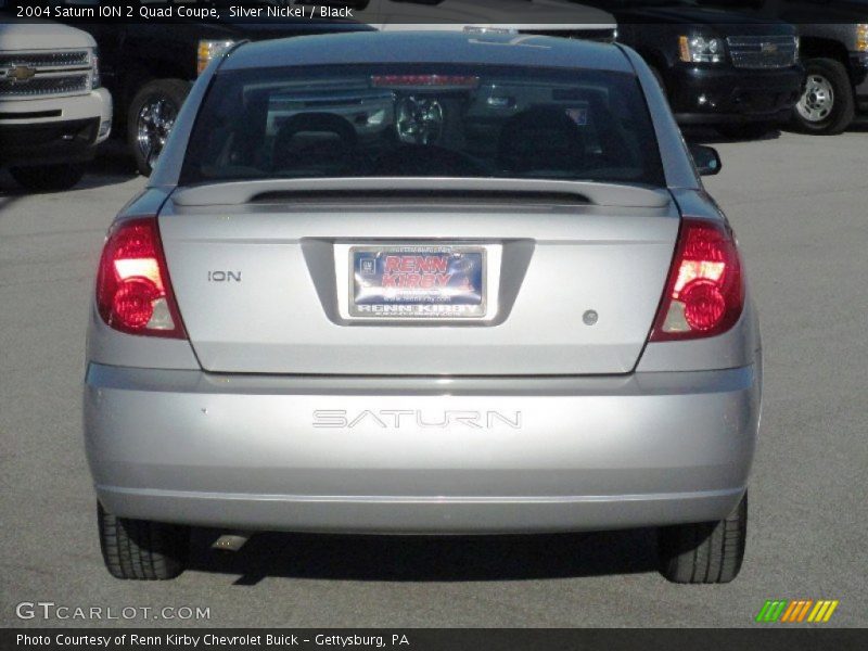 Silver Nickel / Black 2004 Saturn ION 2 Quad Coupe