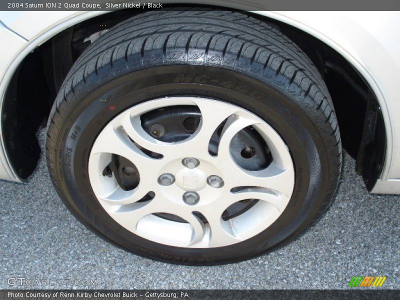 Silver Nickel / Black 2004 Saturn ION 2 Quad Coupe