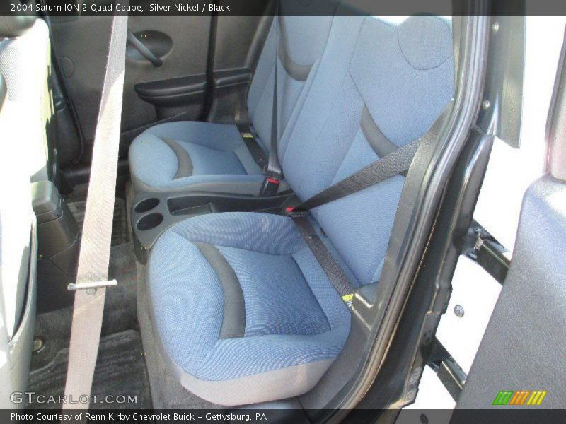 Silver Nickel / Black 2004 Saturn ION 2 Quad Coupe