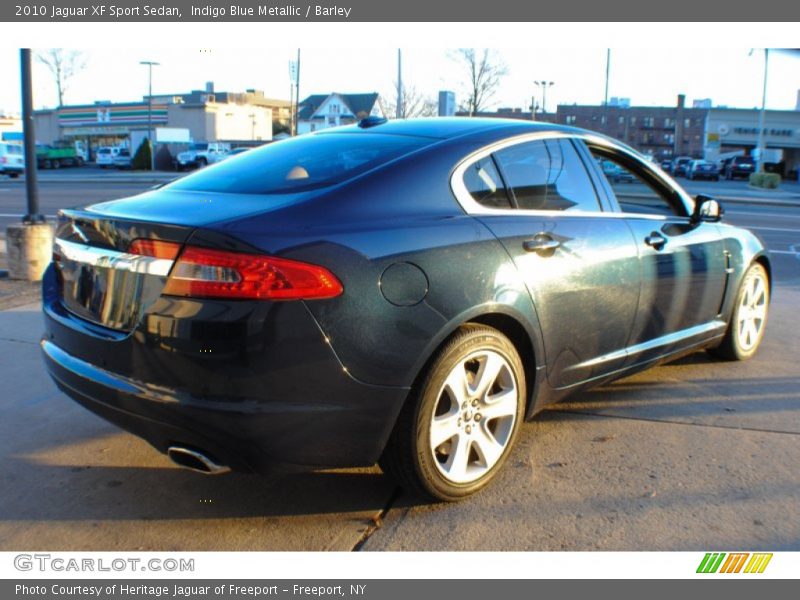 Indigo Blue Metallic / Barley 2010 Jaguar XF Sport Sedan