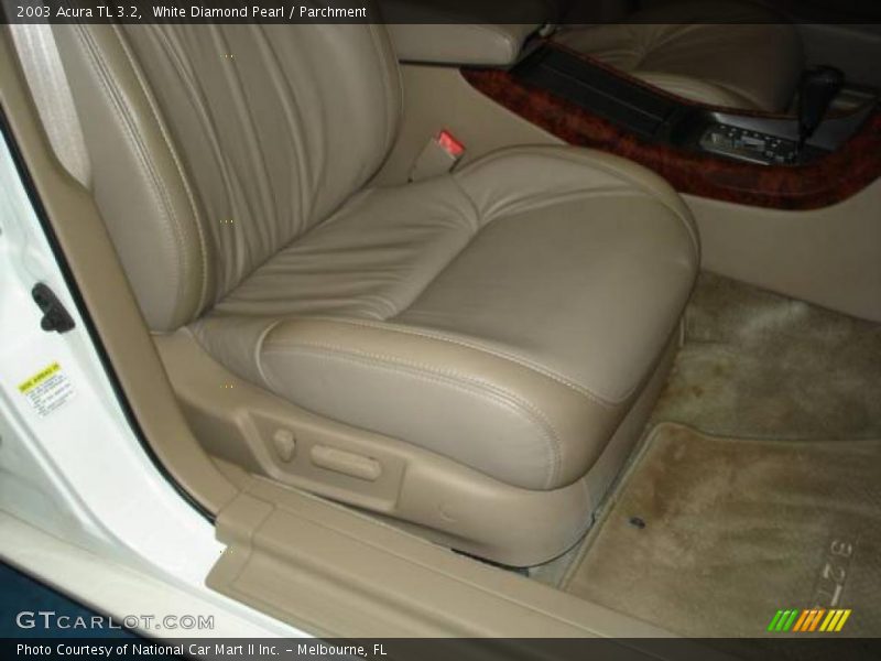 White Diamond Pearl / Parchment 2003 Acura TL 3.2