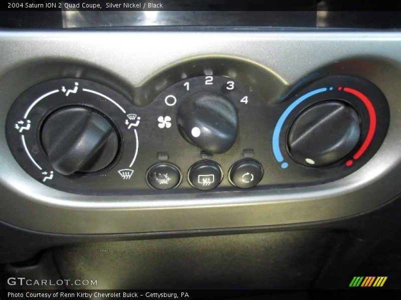 Silver Nickel / Black 2004 Saturn ION 2 Quad Coupe