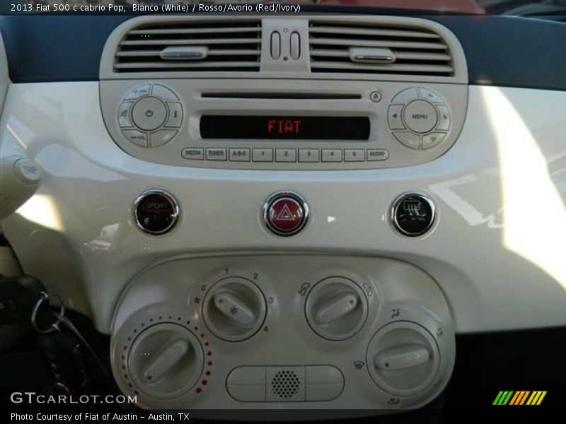 Controls of 2013 500 c cabrio Pop