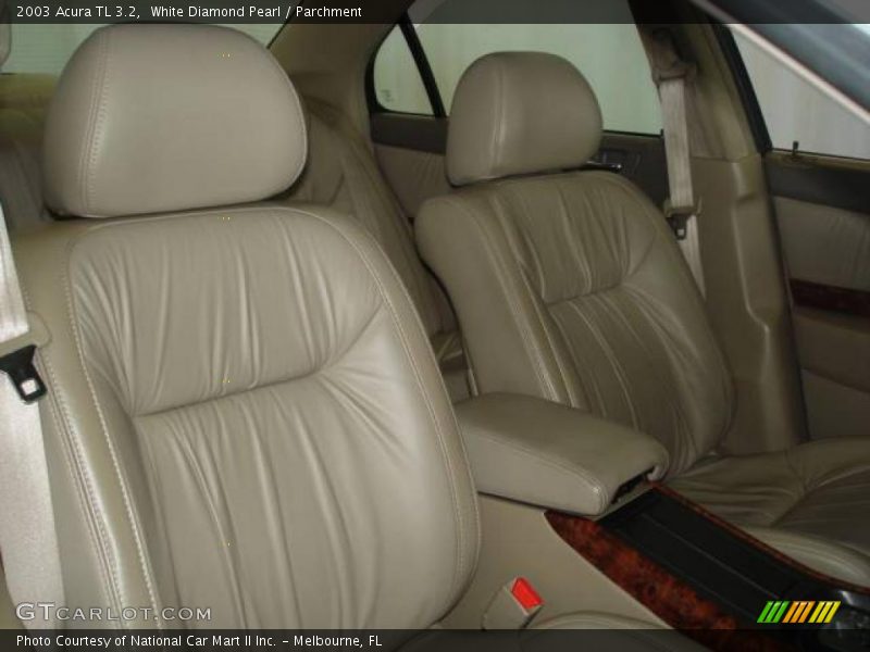 White Diamond Pearl / Parchment 2003 Acura TL 3.2