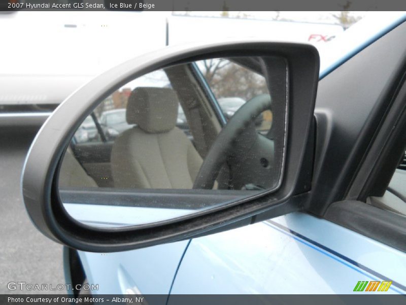 Ice Blue / Beige 2007 Hyundai Accent GLS Sedan