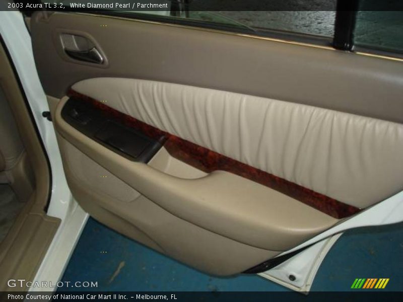 White Diamond Pearl / Parchment 2003 Acura TL 3.2
