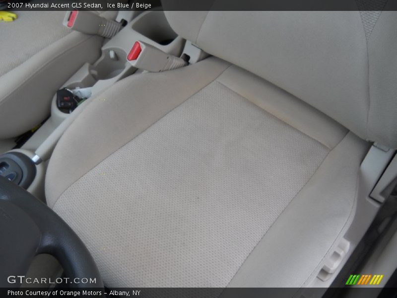 Ice Blue / Beige 2007 Hyundai Accent GLS Sedan