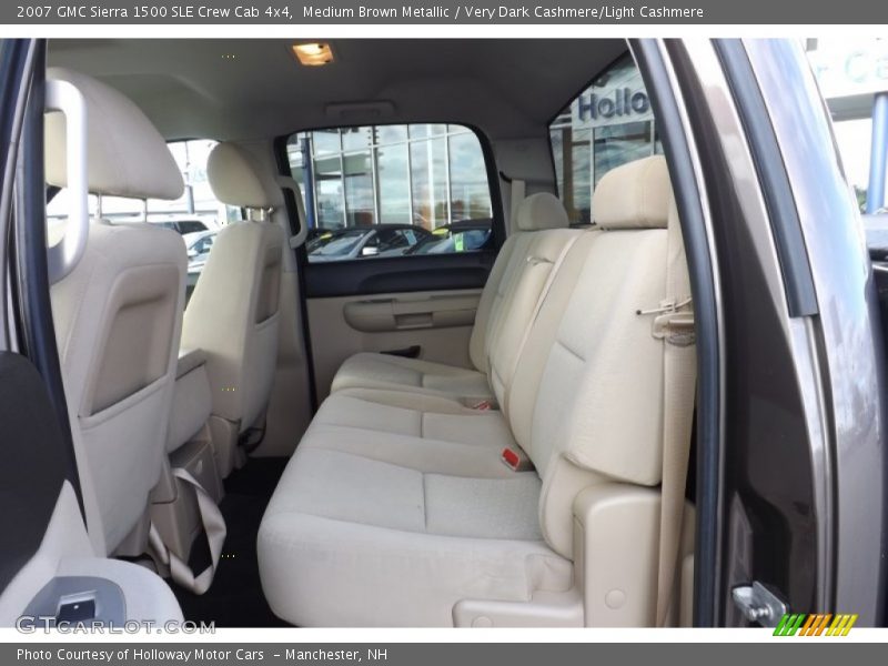 Medium Brown Metallic / Very Dark Cashmere/Light Cashmere 2007 GMC Sierra 1500 SLE Crew Cab 4x4