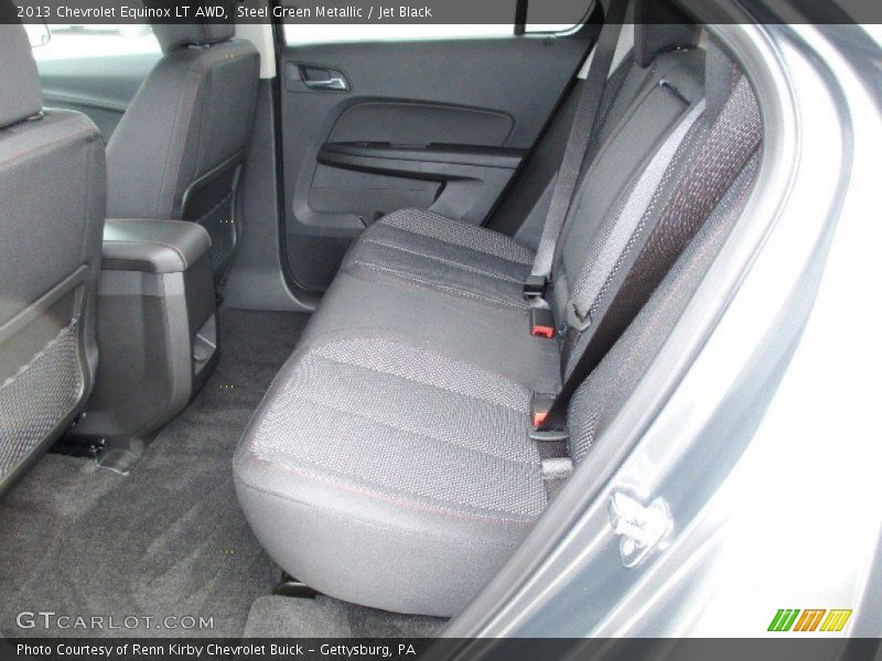 Steel Green Metallic / Jet Black 2013 Chevrolet Equinox LT AWD
