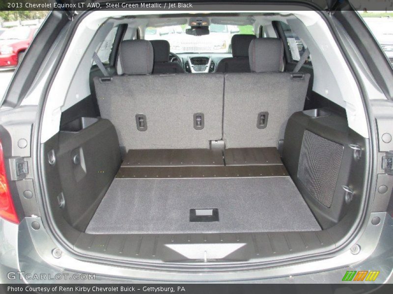 Steel Green Metallic / Jet Black 2013 Chevrolet Equinox LT AWD