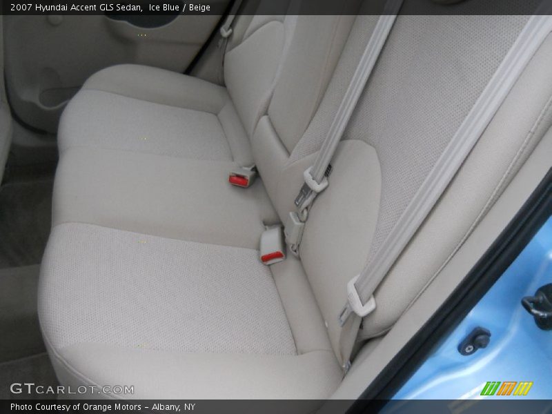 Ice Blue / Beige 2007 Hyundai Accent GLS Sedan