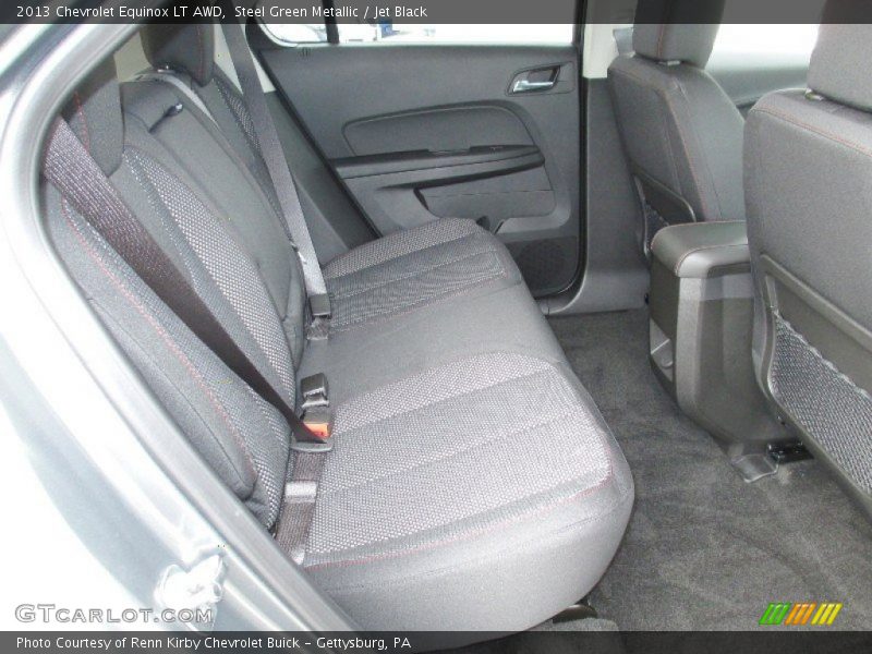 Steel Green Metallic / Jet Black 2013 Chevrolet Equinox LT AWD