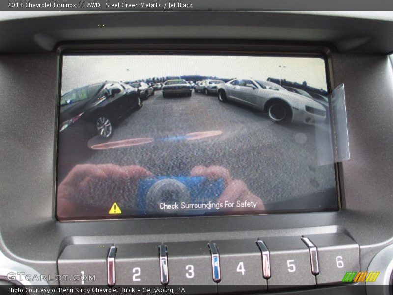 Steel Green Metallic / Jet Black 2013 Chevrolet Equinox LT AWD