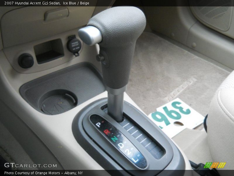 Ice Blue / Beige 2007 Hyundai Accent GLS Sedan
