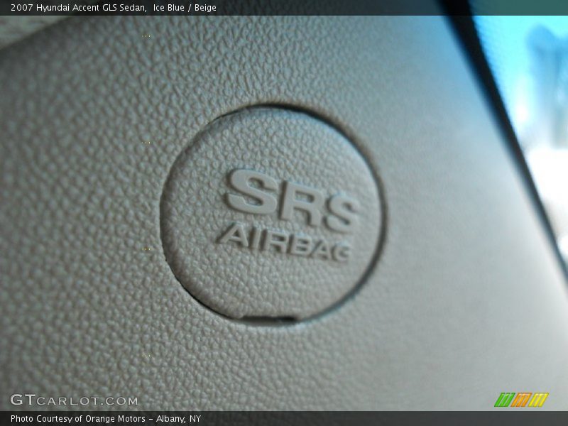 Ice Blue / Beige 2007 Hyundai Accent GLS Sedan