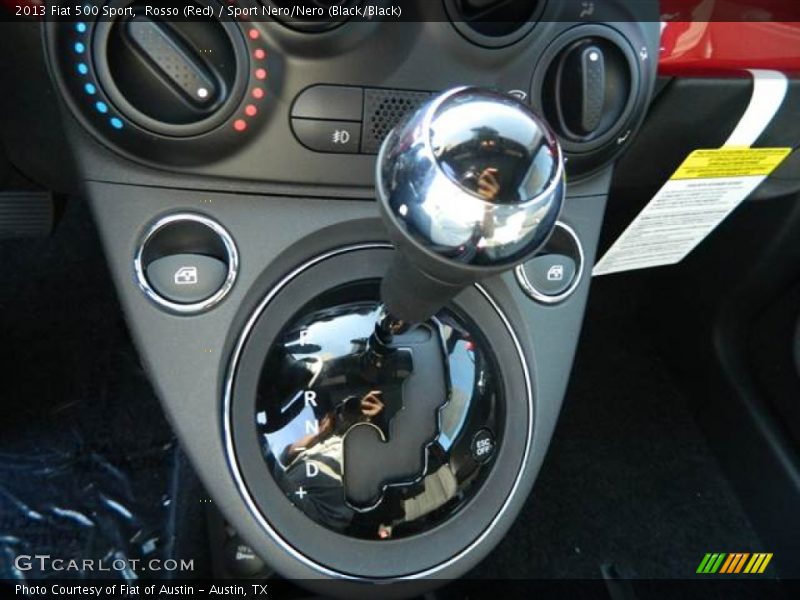 Rosso (Red) / Sport Nero/Nero (Black/Black) 2013 Fiat 500 Sport