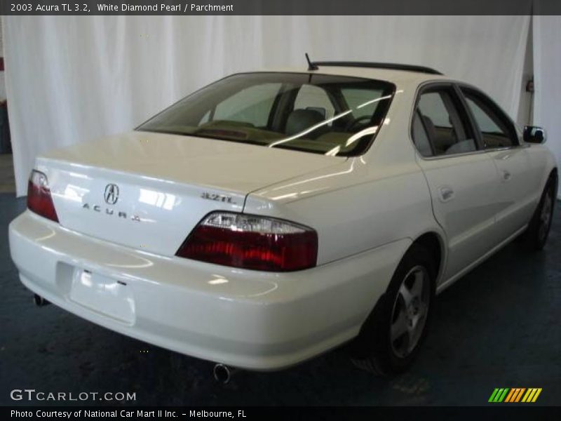 White Diamond Pearl / Parchment 2003 Acura TL 3.2