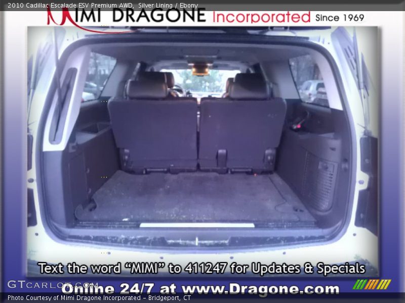 Silver Lining / Ebony 2010 Cadillac Escalade ESV Premium AWD