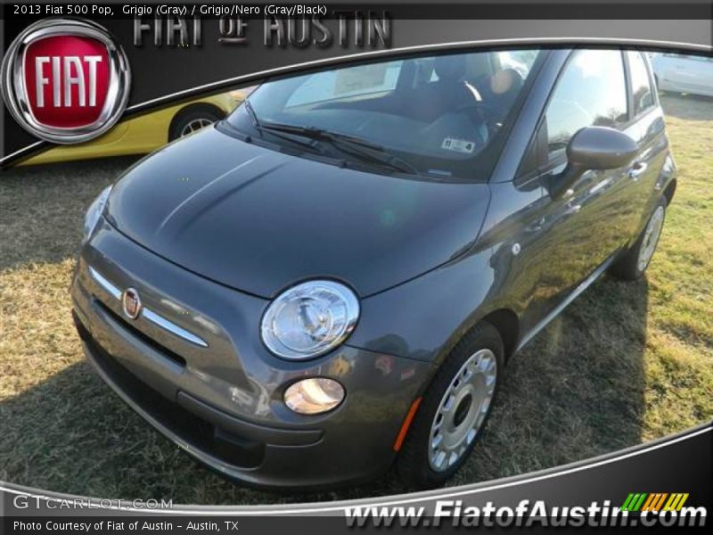 Grigio (Gray) / Grigio/Nero (Gray/Black) 2013 Fiat 500 Pop