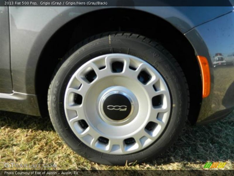 Grigio (Gray) / Grigio/Nero (Gray/Black) 2013 Fiat 500 Pop