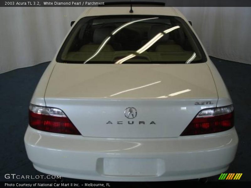 White Diamond Pearl / Parchment 2003 Acura TL 3.2