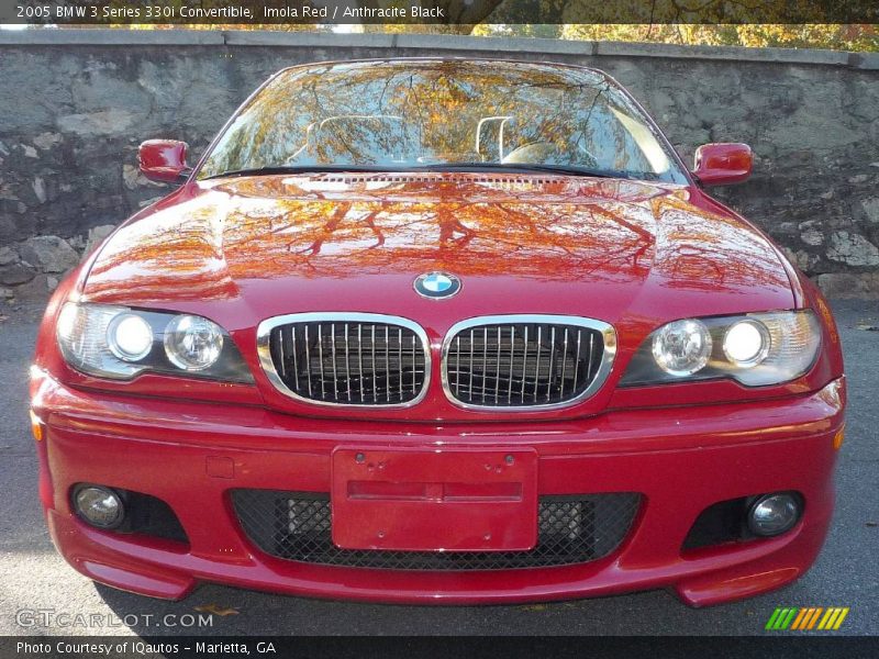 Imola Red / Anthracite Black 2005 BMW 3 Series 330i Convertible