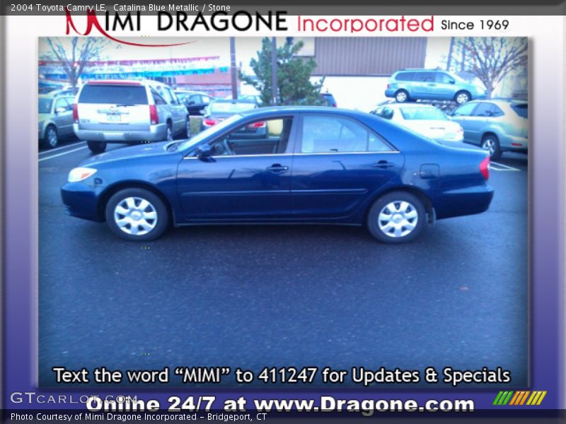 Catalina Blue Metallic / Stone 2004 Toyota Camry LE
