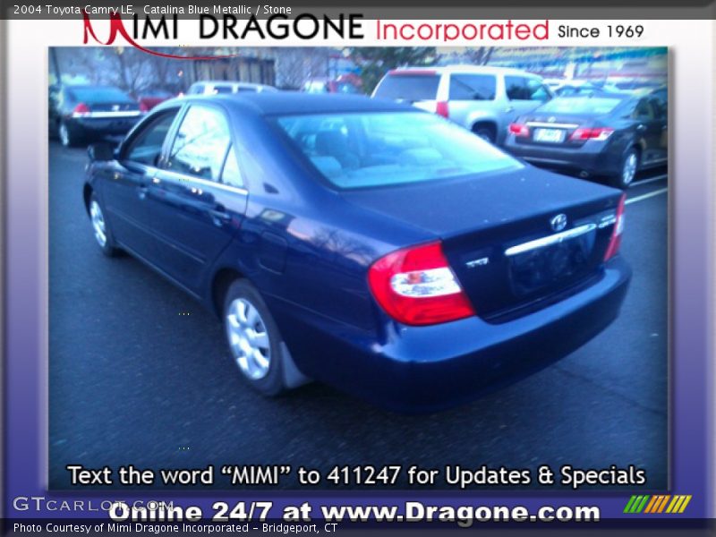 Catalina Blue Metallic / Stone 2004 Toyota Camry LE