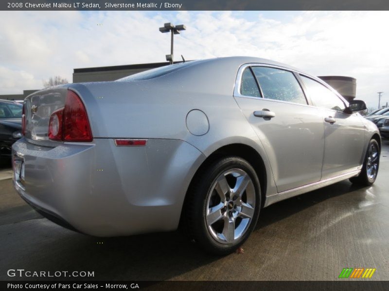 Silverstone Metallic / Ebony 2008 Chevrolet Malibu LT Sedan