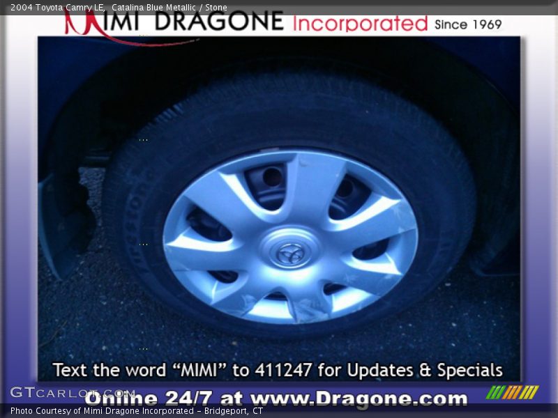 Catalina Blue Metallic / Stone 2004 Toyota Camry LE