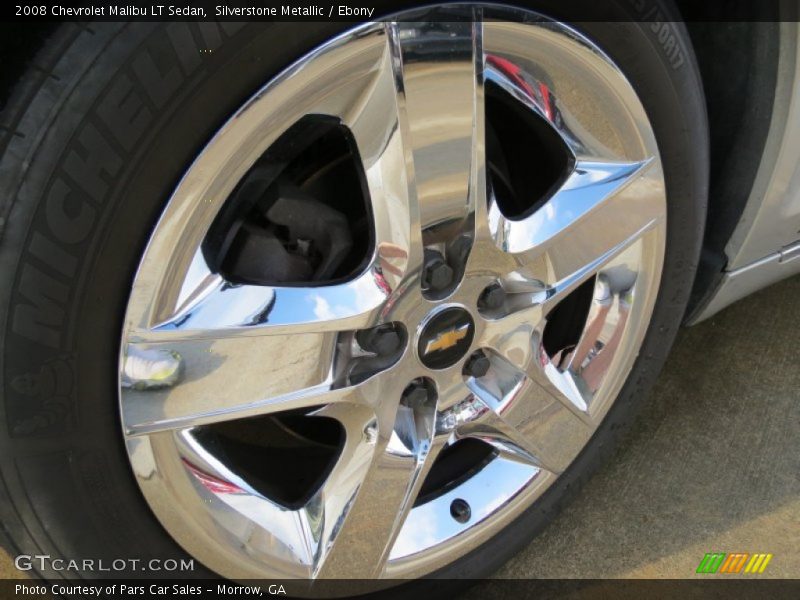 Silverstone Metallic / Ebony 2008 Chevrolet Malibu LT Sedan