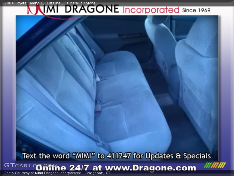 Catalina Blue Metallic / Stone 2004 Toyota Camry LE