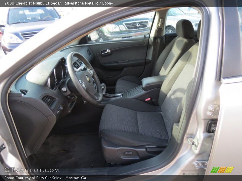 Silverstone Metallic / Ebony 2008 Chevrolet Malibu LT Sedan