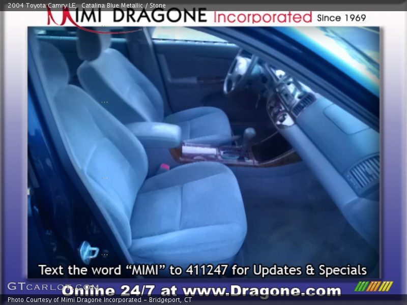 Catalina Blue Metallic / Stone 2004 Toyota Camry LE