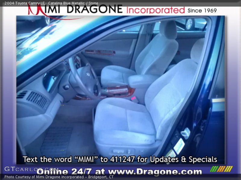 Catalina Blue Metallic / Stone 2004 Toyota Camry LE