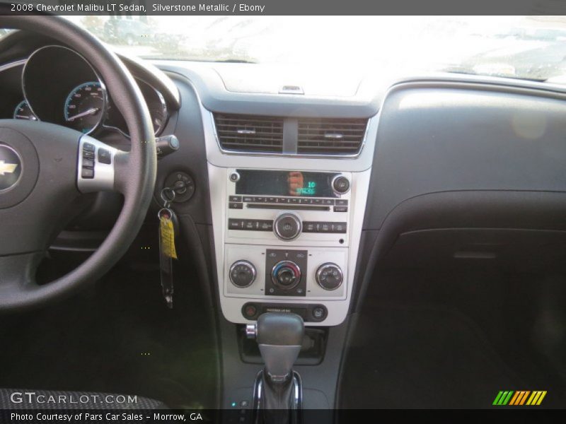 Silverstone Metallic / Ebony 2008 Chevrolet Malibu LT Sedan