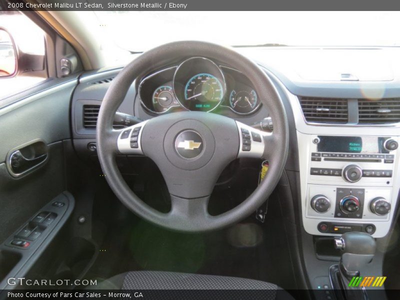 Silverstone Metallic / Ebony 2008 Chevrolet Malibu LT Sedan