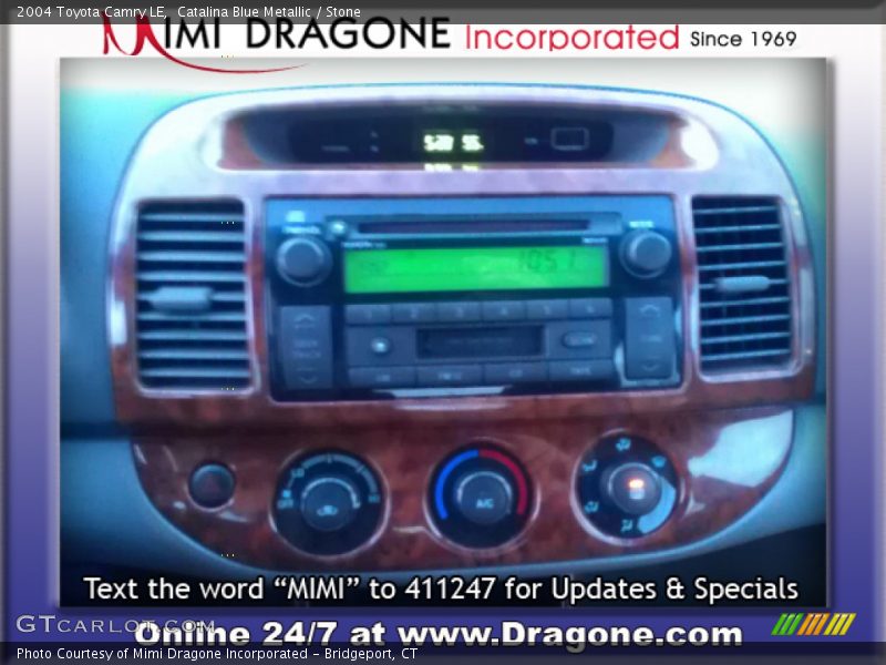 Catalina Blue Metallic / Stone 2004 Toyota Camry LE