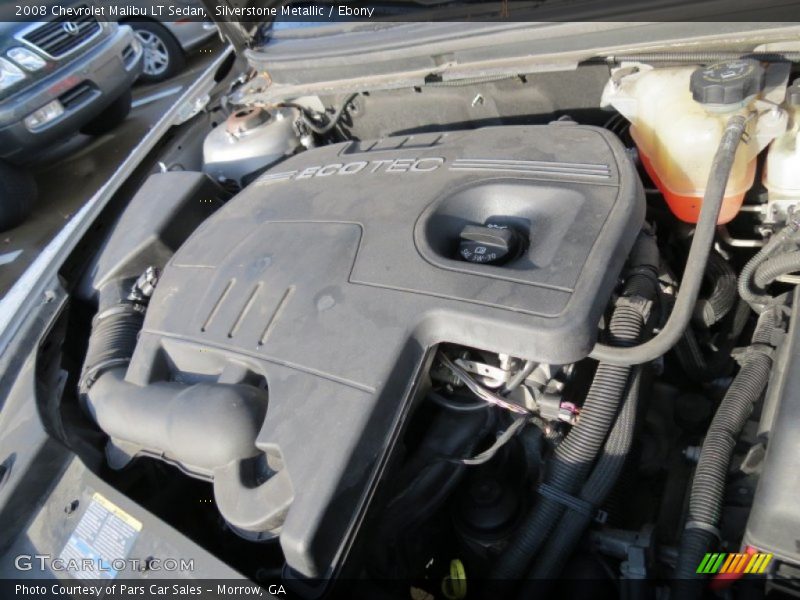 Silverstone Metallic / Ebony 2008 Chevrolet Malibu LT Sedan