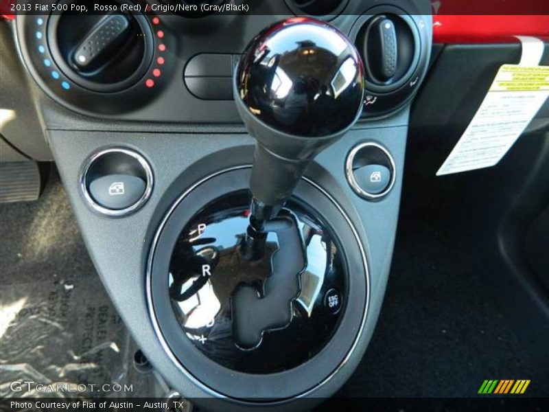 Rosso (Red) / Grigio/Nero (Gray/Black) 2013 Fiat 500 Pop