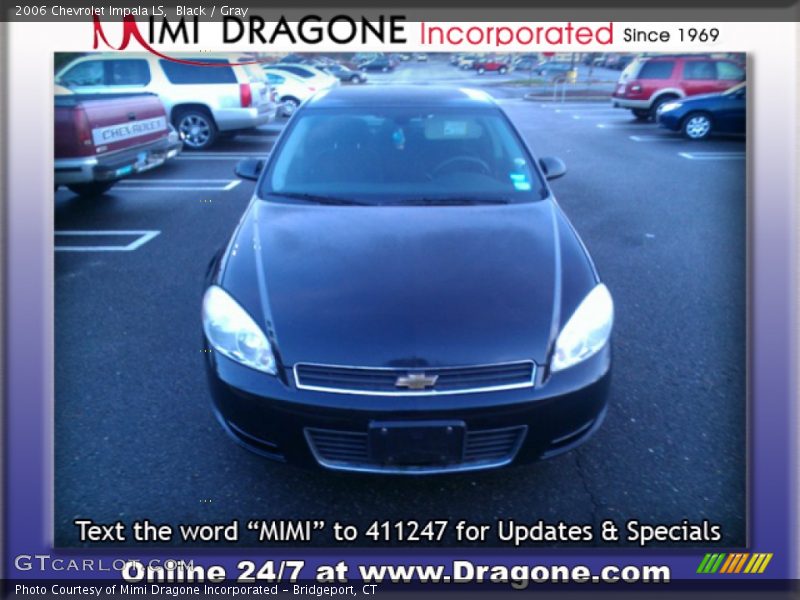 Black / Gray 2006 Chevrolet Impala LS