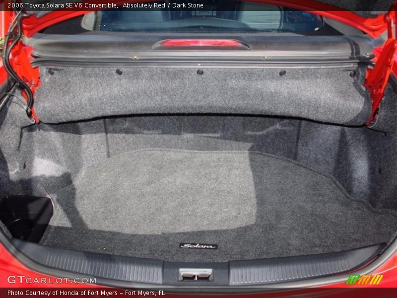 Absolutely Red / Dark Stone 2006 Toyota Solara SE V6 Convertible