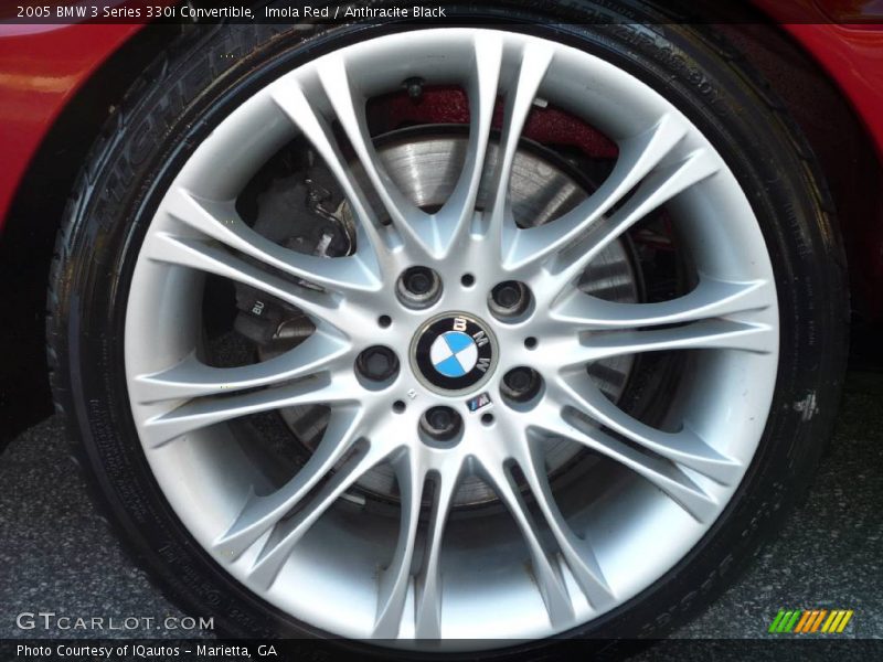Imola Red / Anthracite Black 2005 BMW 3 Series 330i Convertible