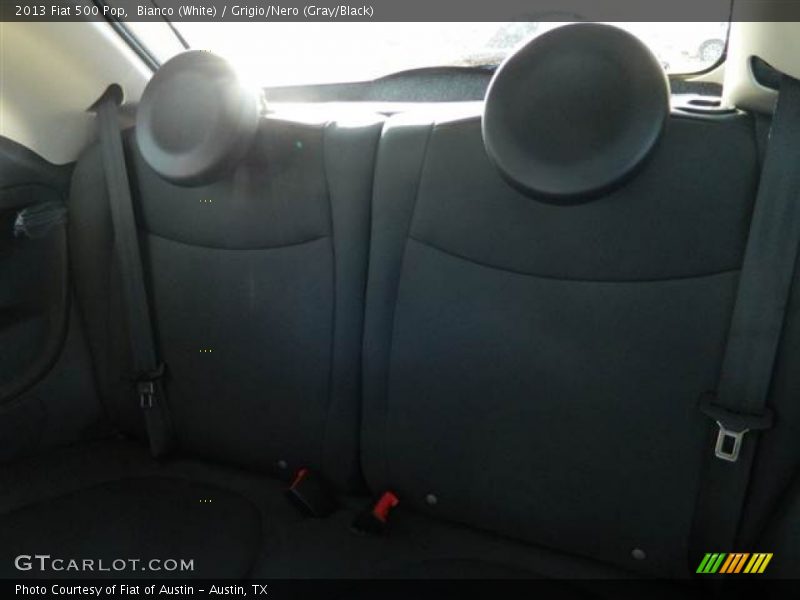 Bianco (White) / Grigio/Nero (Gray/Black) 2013 Fiat 500 Pop