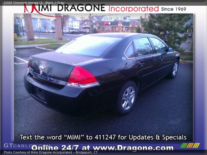 Black / Gray 2006 Chevrolet Impala LS