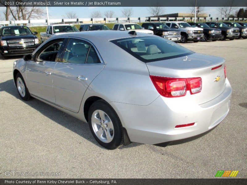 Silver Ice Metallic / Jet Black/Titanium 2013 Chevrolet Malibu LS