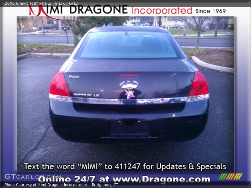 Black / Gray 2006 Chevrolet Impala LS