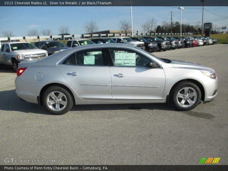 Silver Ice Metallic / Jet Black/Titanium 2013 Chevrolet Malibu LS